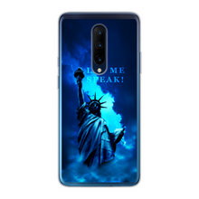 Load image into Gallery viewer, Lady Liberty Back Printed Transparent Soft Phone Case