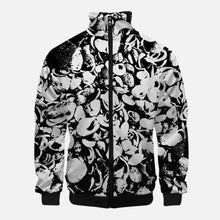 Load image into Gallery viewer, Stand Collar Zipper-up Hoodie