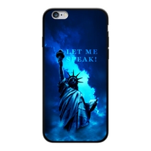 Load image into Gallery viewer, Lady Liberty Back Printed Black Soft Phone Case