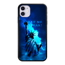 Load image into Gallery viewer, Lady Liberty Back Printed Black Soft Phone Case