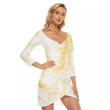 將圖片載入圖庫檢視器 Off-shoulder Long Sleeve Dress