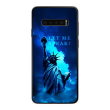 Load image into Gallery viewer, Lady Liberty Back Printed Black Soft Phone Case