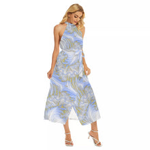 Load image into Gallery viewer, Wrap Hem Belted Halter Dress