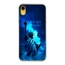 Load image into Gallery viewer, Lady Liberty Back Printed Transparent Soft Phone Case