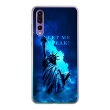 Load image into Gallery viewer, Lady Liberty Back Printed Transparent Soft Phone Case