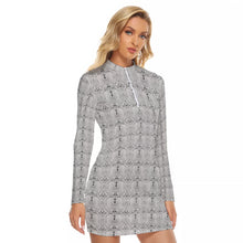 Load image into Gallery viewer, Zip Front Tight Dress