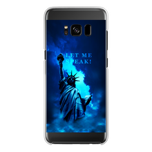 Load image into Gallery viewer, Lady Liberty Back Printed Transparent Hard Phone Case