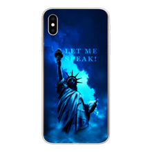 Load image into Gallery viewer, Lady Liberty Back Printed Transparent Soft Phone Case