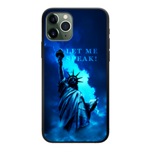 Load image into Gallery viewer, Lady Liberty Back Printed Black Soft Phone Case