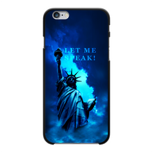 Carregar imagem no visualizador da galeria, Lady Liberty Back Printed Black Hard Phone Case