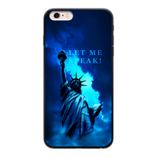 Load image into Gallery viewer, Lady Liberty Back Printed Black Soft Phone Case