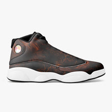 Load image into Gallery viewer, High-Top Leather Basketball Sneakers - Black