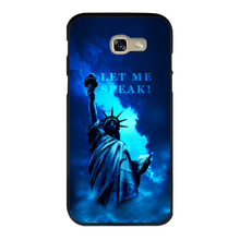 Carregar imagem no visualizador da galeria, Lady Liberty Back Printed Black Hard Phone Case