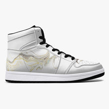 Load image into Gallery viewer, High-Top Leather Sneakers - White / Black
