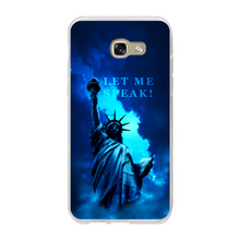 Load image into Gallery viewer, Lady Liberty Back Printed Transparent Soft Phone Case