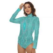 Cargar imagen en el visor de la galería, Stretchy Turtleneck Long Sleeve Bodysuit