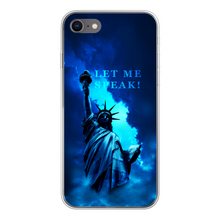Load image into Gallery viewer, Lady Liberty Back Printed Transparent Soft Phone Case