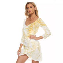 將圖片載入圖庫檢視器 Off-shoulder Long Sleeve Dress