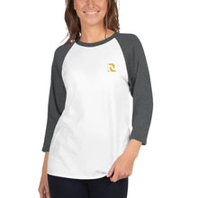 Load image into Gallery viewer, 3/4 sleeve raglan shirt