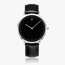 Load image into Gallery viewer, Ultra-Thin Leather Strap Quartz Watch (Silver)
