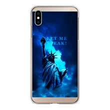 Загрузить изображение в средство просмотра галереи, Lady Liberty Back Printed Transparent Hard Phone Case
