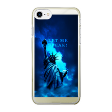 Carregar imagem no visualizador da galeria, Lady Liberty Back Printed Transparent Hard Phone Case
