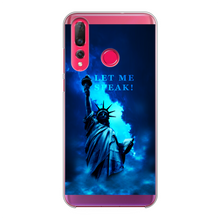 Load image into Gallery viewer, Lady Liberty Back Printed Transparent Hard Phone Case
