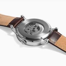Cargar imagen en el visor de la galería, 46mm Unisex Automatic Watch (Silver)
