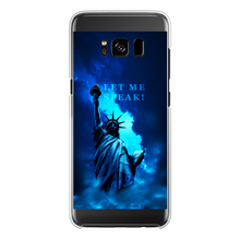 Load image into Gallery viewer, Lady Liberty Back Printed Transparent Hard Phone Case

